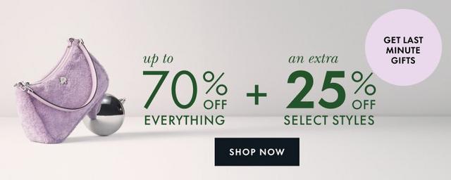 Up To 70 Off Everything Plus Extra 25 Off Select Styles Image