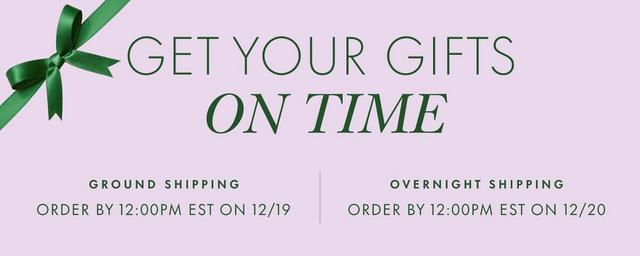 get your gifts on time