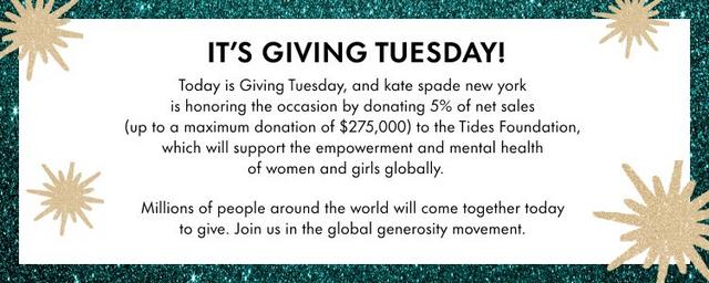 Giving tuesday